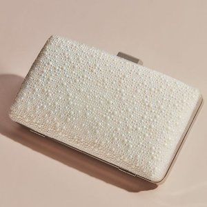 David’s Bridal Pearl Clutch